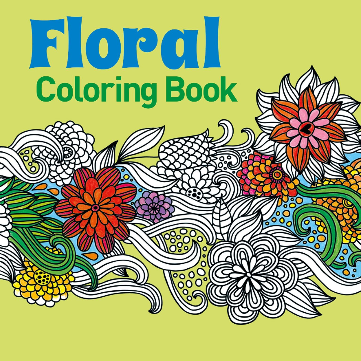 Floral Coloring Book