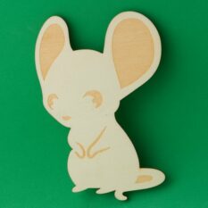 Unfinished Wood Mouse