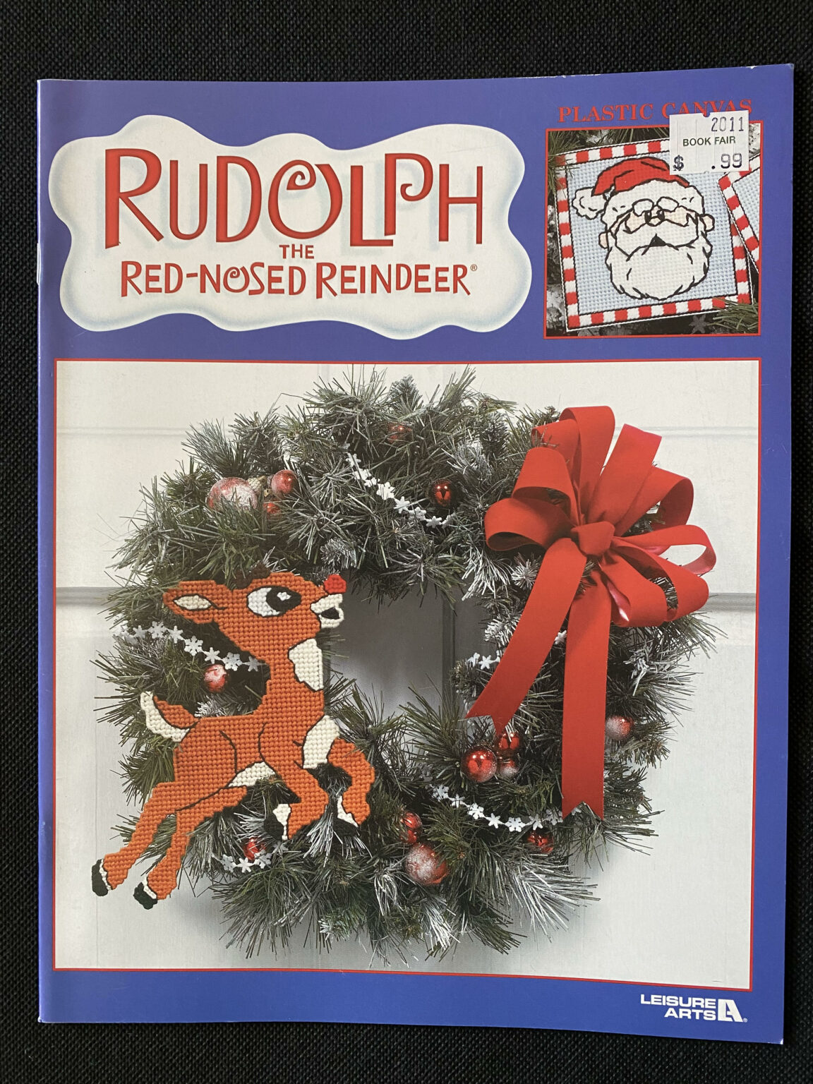 Rudolph the Red-Nosed Reindeer Plastic Canvas Craft Booklet