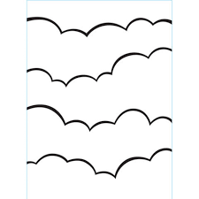 Embossing Folder Clouds