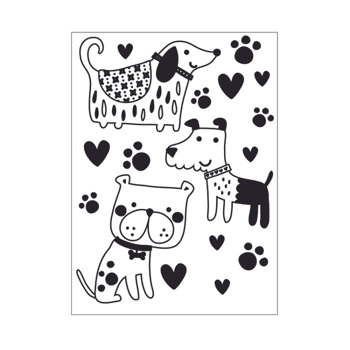 Embossing Folder Dogs