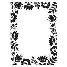 Embossing Folders Floral Border
