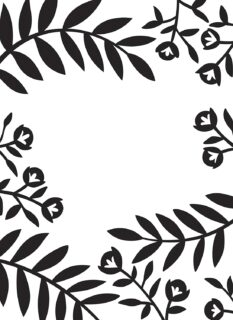 Embossing Folder Flowers & Leaves