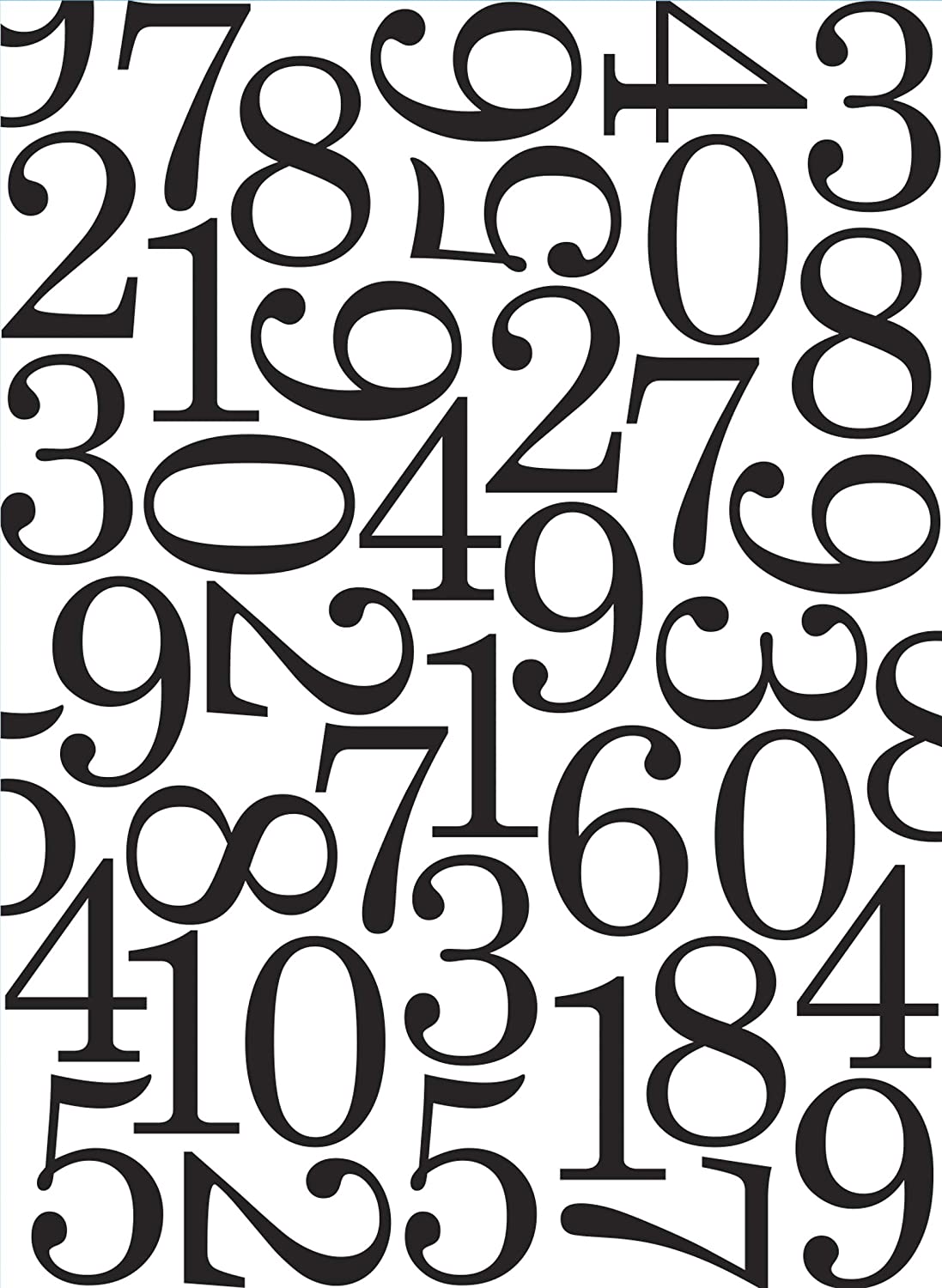 Embossing Folder Numbers