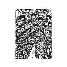 Embossing Folder Peacock