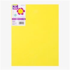 Yellow Foam Sheet 10 Piece