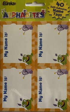 Alphabites Monster Name Tags