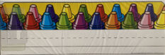 Crayon Self-Adhesive Name Plates