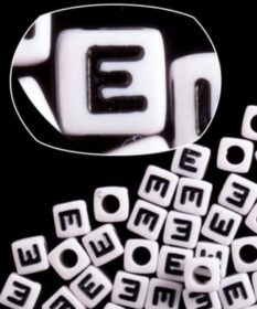 "E" Team Sports Beads