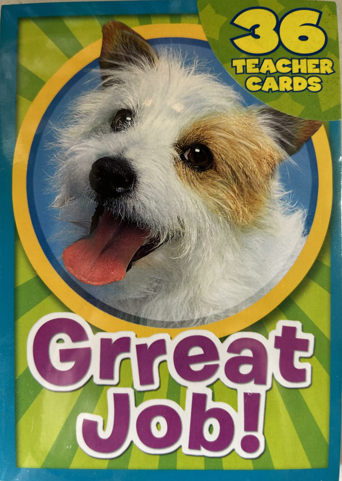 "Grreat Job!" Teacher Cards