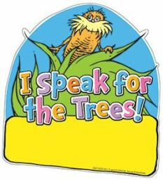 The Lorax Paper Cut-Outs