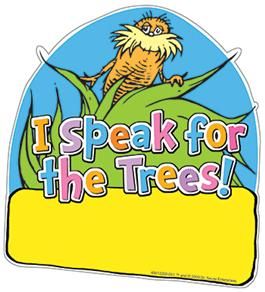 The Lorax Paper Cut-Outs