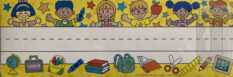 Kids and School Supplies Name Plates