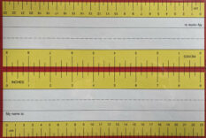 Ruler Fold Over Name Plates