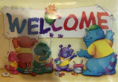 Monster Welcome Teacher Cards