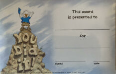 You Did It! Recognition Award