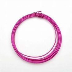 16 Gauge Permanently Colored Fuchsia Aluminum Wire