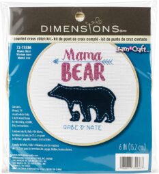 Mama Bear Counted Cross Stitch Kit