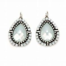 Teardrop Light Green Opal Charms 3 Pack