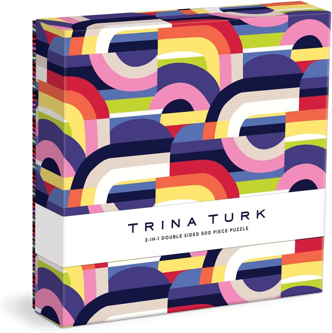 Trina Turk 2-in-1 Double Sided 500 Piece Puzzle