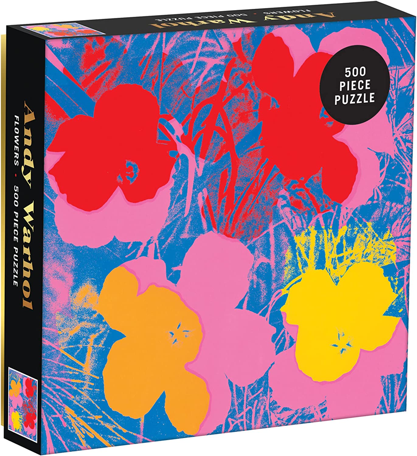 Andy Warhol Flowers 500 Piece Puzzle