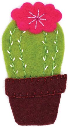 Cactus Felt Embellishment