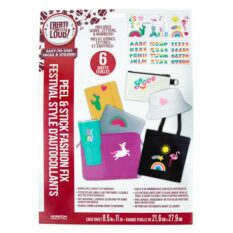 Create out Loud! Good Vibes Theme Peel & Stick Fashion Fix 6 Sheets