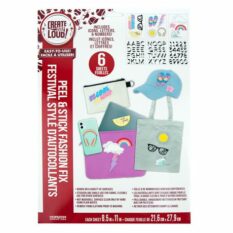Create Out Loud! Rainbow Cloud Theme Peel & Stick Fashion Fix 6 Sheets