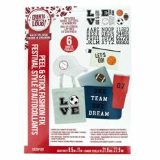 Sports Theme Peel & Stick Fashion Fix 6 Sheets
