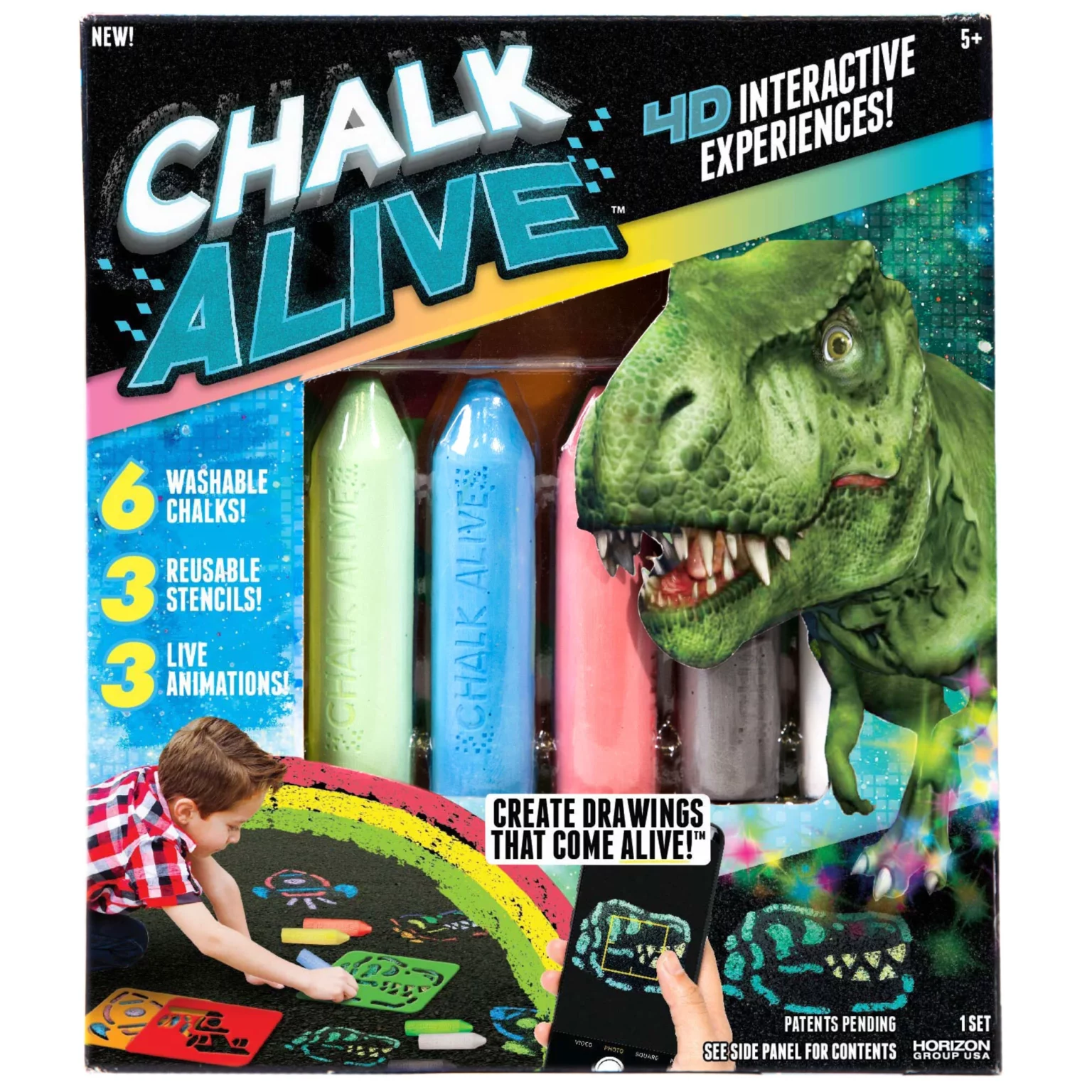 Chalk Alive Dinosaur