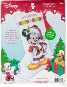 Mickey Cross Stitch Stocking Kit
