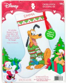Pluto Cross Stitch Stocking Kit