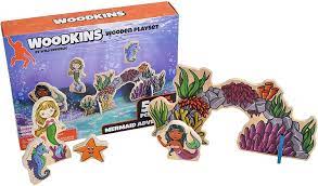 Mermaid Adventure Woodkins Wooden Playset 5 Pieces