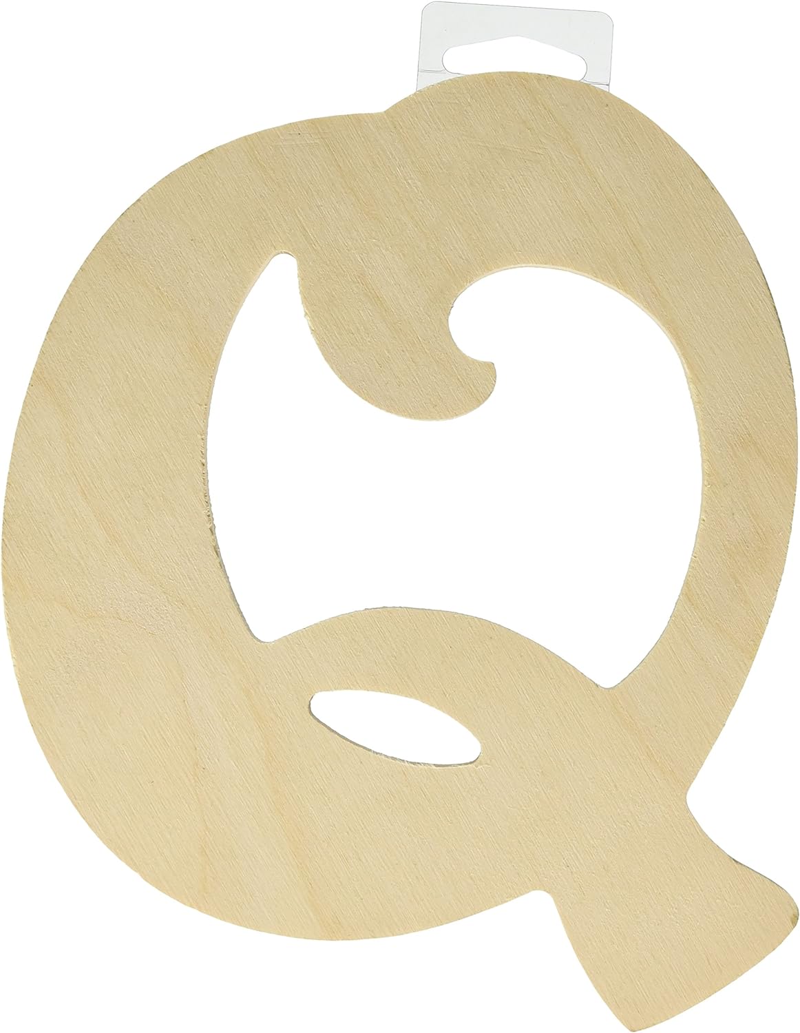 Q Wooden Letter 8 in x 7 in