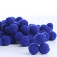 Royal Blue Pom-Poms 1cm each 600 Pieces