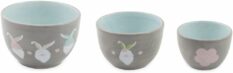 Bunny Gnome Ceramic Prep Bowls 3 Set