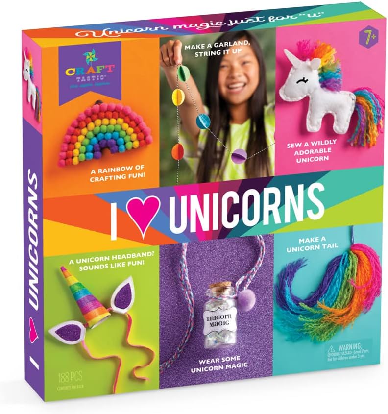 I Love Unicorns Art Kit