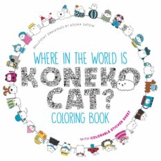 Where in the World is Koneko Cat? Coloring Book