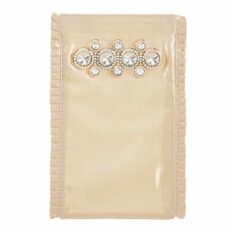 Bouquet Wrap with Rhinestones in Gold Satin