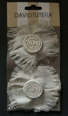 Fabric Flowers 2 pc