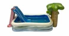 Fairy Garden Pool with Slide and Palm Tree