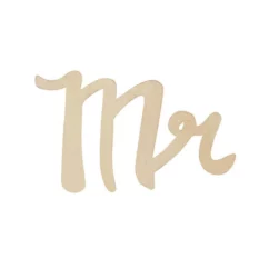 Mr Unfinished Wood Cutout 9 pc
