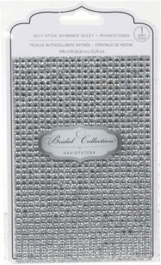 Self-Stick Rhinestone Shimer Sheet 3 Pack