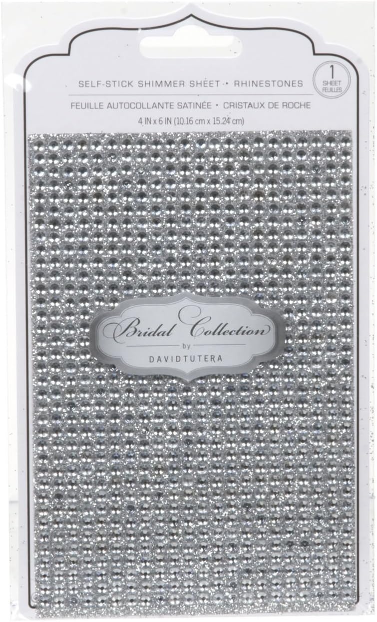 Self-Stick Rhinestone Shimer Sheet 3 Pack