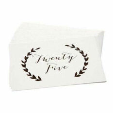 Table Numbers 1-25