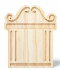 Unfinished Wood Standing Tomb Stone
