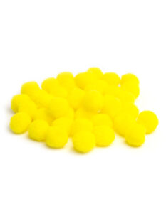 Yellow Pom-Poms 40 pc 1" Each