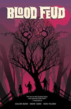 Book cover for Blood Feud, a graphic novel.