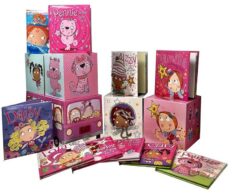 Camilla and Friends box set with individuals books fanned out around the box.