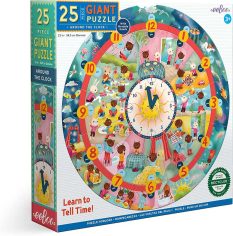 Around the Clock 25-Piece Giant Puzzle
